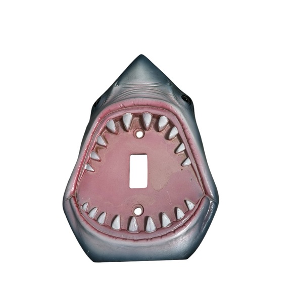 Great White Shark Light Switch Cover for Nautical Decor Coastal Decorations - Picture 3 of 7